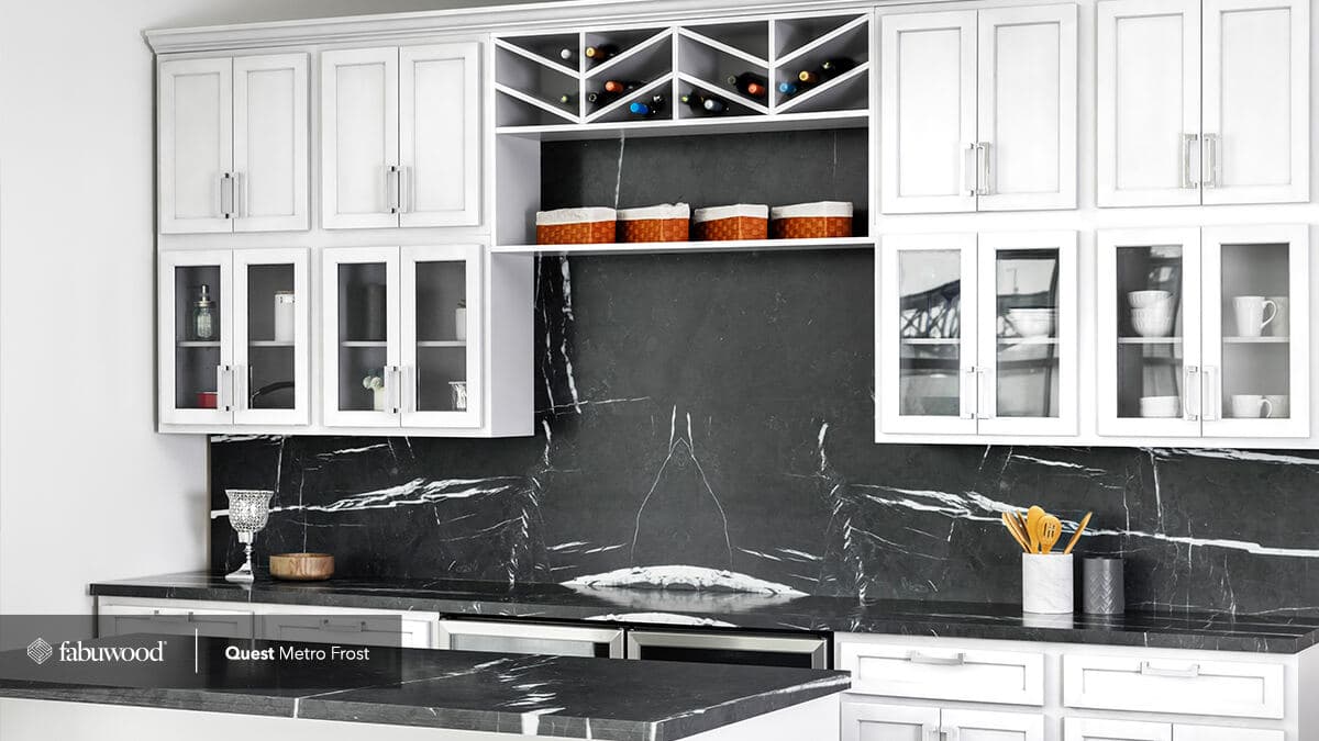 Fabuwood Allure Metro Frost white shaker kitchen